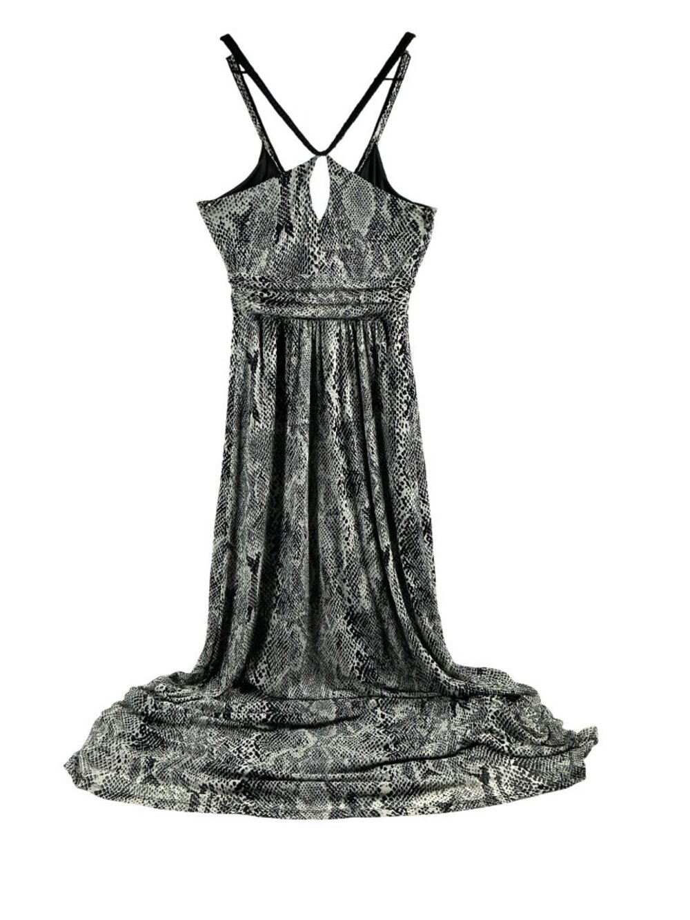 Women’s Snake Print Maxi Dress | Animal Print Statement Dress | Full Length |S